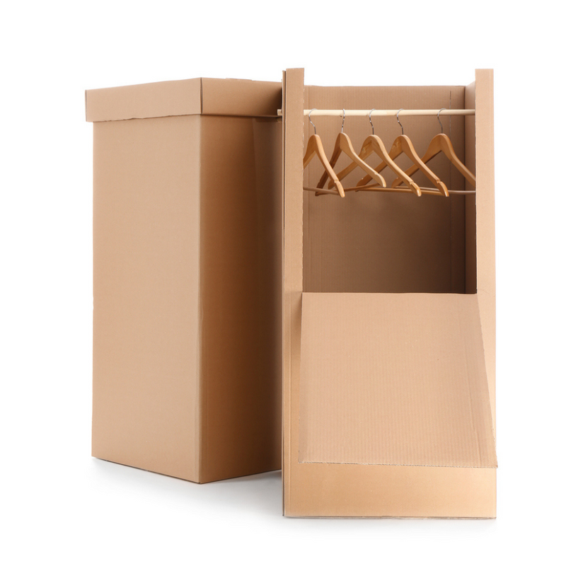 Wardrobe Box with Bar - 24" x 22" x 48"