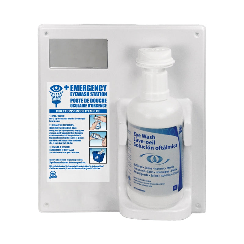 Eyewash Station Set With Eyewash, Eye Cup & Mirror