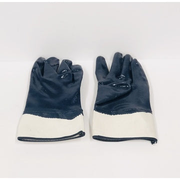 Fully Coated Nitrile Dipped Gloves With Safety Cuff