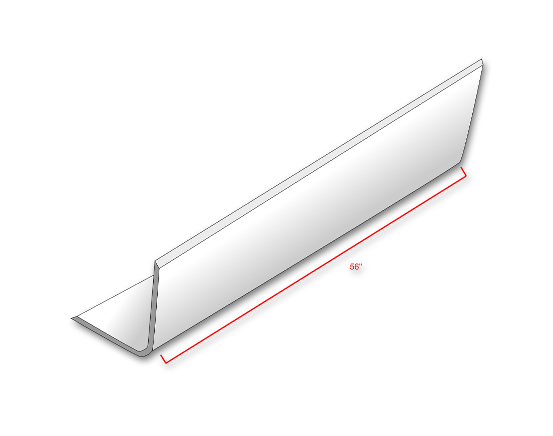 White Edgeboard 56
