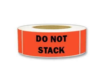 "Do Not Stack" Label