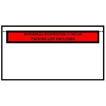 Packing List Envelopes