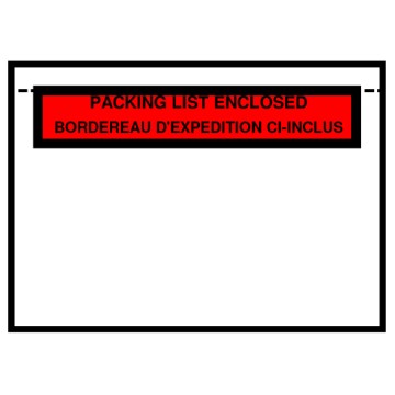 Packing List Envelopes