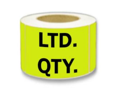 Limited Quantity "LTD. QTY." Label